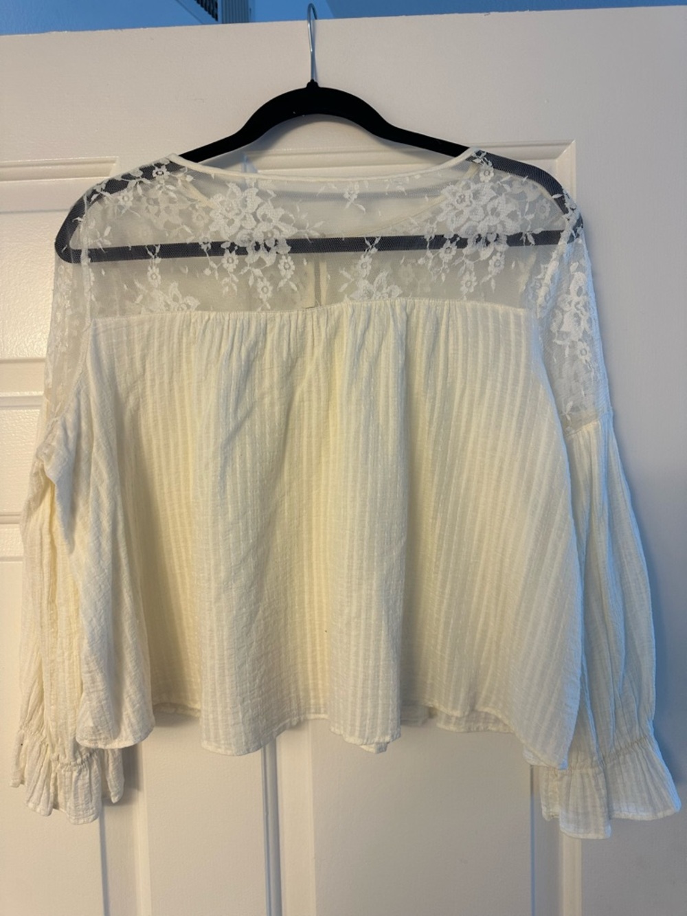 Free People Elysium Lace Blouse, Medium